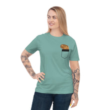 Load the image into the Gallery viewer, Capybara Peek-A-Boo Pocket T-Shirt | Unisex Cotton Tee UK
