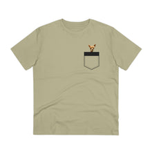 Load the image into the Gallery viewer, Alpaca Peekaboo Pocket Tee | Unisex Cotton T-Shirt
