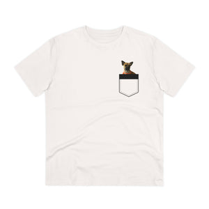 Pickle the Puppy Peekaboo Pocket T-Shirt | Unisex Soft Cotton Tee