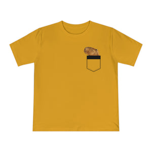 Capybara Peek-A-Boo Pocket T-Shirt | Unisex Cotton Tee UK