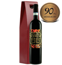 Load the image into the Gallery viewer, 1 Bottle Barbera Doc OP ROUTE66 Tony Moore Signature Collection &amp; Personalised Wine Box
