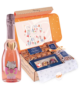 Hamper "Sent With Love" Hello Kitty Sweet Pink Spumante Rosè