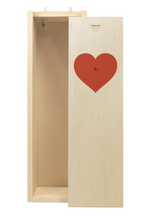 Load the image into the Gallery viewer, 1 Bottle Hello Kitty Wine of your choice & Personalise your own HEART Wine Box