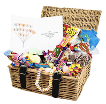 Load the image into the Gallery viewer, Hello Kitty Wine & Personalised Retro Sweet Hamper "Mothers Day"