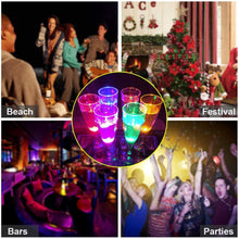 Load the image into the Gallery viewer, Rainbow Collection LED Champagne Flute