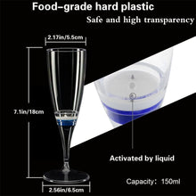 Load the image into the Gallery viewer, Rainbow Collection LED Champagne Flute