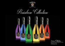Load the image into the Gallery viewer, Luxury Silk Lined Wooden Gift Box &amp; Rainbow Collection Sparkling Rose Full set 6 Bottles
