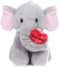Load the image into the Gallery viewer, Hello Kitty "Pinot Noir Vinif. Bianco" Soft elephant with red heart "don't forget I love you"