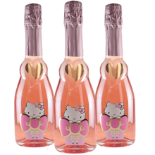 Load the image into the Gallery viewer, Hello Kitty Sweet Pink Spumante Rosè 2 Bottle & BeautifulGift Box