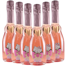 Load the image into the Gallery viewer, Hello Kitty Sweet Pink Spumante Rosè 2 Bottle & BeautifulGift Box