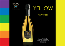 Load the image into the Gallery viewer, Rainbow Yellow " HAPPY "