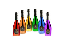 Load the image into the Gallery viewer, Luxury Silk Lined Wooden Gift Box & Rainbow Collection Sparkling Rose Full set 6 Bottles