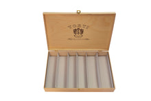 Load the image into the Gallery viewer, Torti Branded wooden box for 6 bottles
