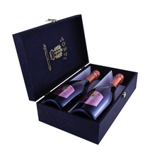 Load the image into the Gallery viewer, Torti Branded wooden box for 2 bottles
