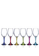 Load the image into the Gallery viewer, Rainbow Stem Glass